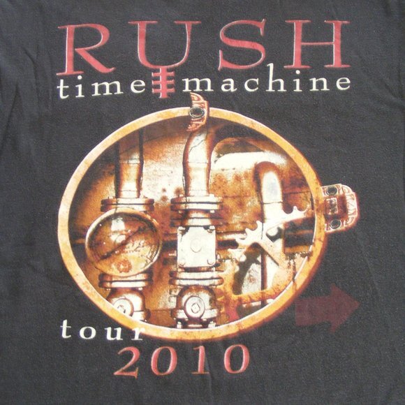 RUSH TIME MACHINE Tshirt, Concert, XL, Black SS - Picture 2 of 9